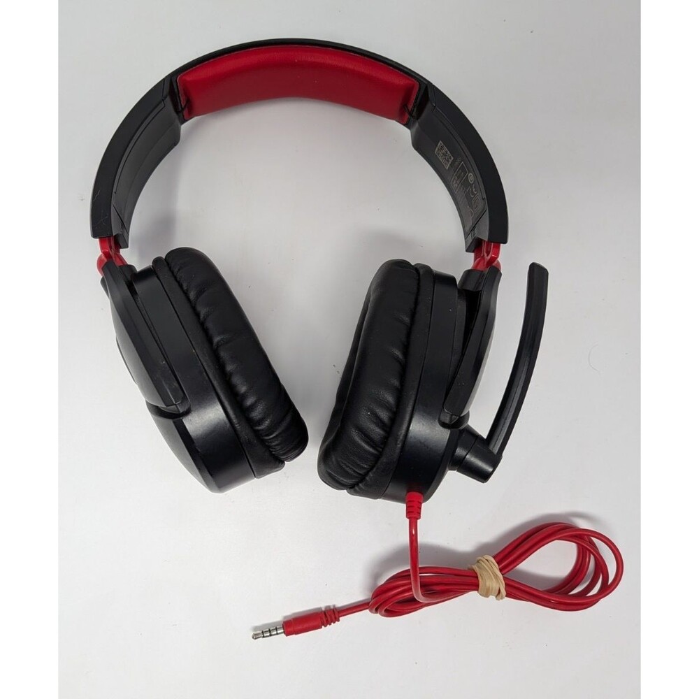 Turtle Beach Recon 70P Wired Gaming Headset Black/Red 3.5mm Flip Mic
